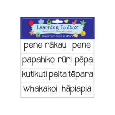 Classroom items in Māori (32 Pce magnets)