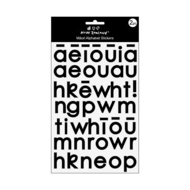 Māori Alphabet Stickers