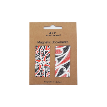 Māori Design Magnetic Bookmarks (2 Pce)