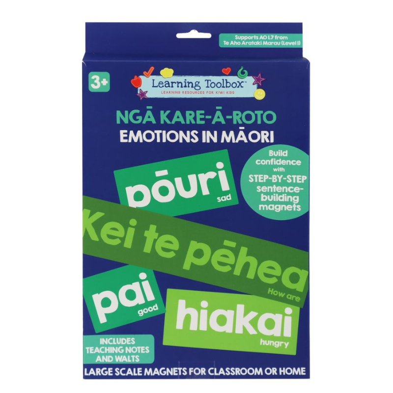 Ngā kare-ā-roto - Emotions in Māori (35+ Pce magnets)