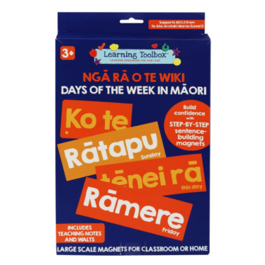 Ngā rā o te wiki – Days of the week in Māori (21+ Pce magnets)